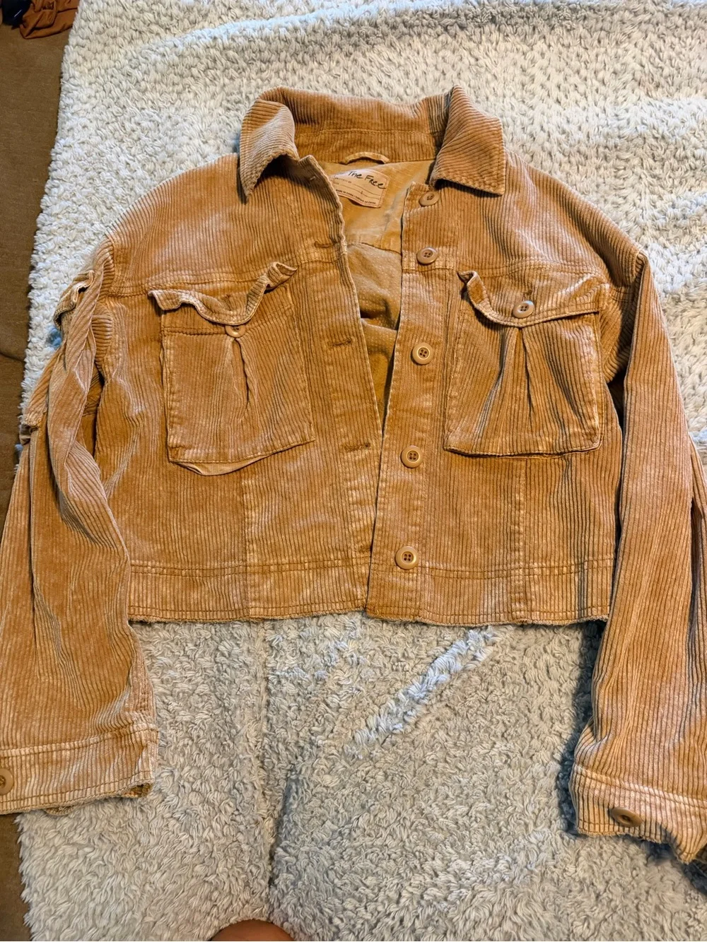 Free People Part Time Love cropped jacket - Picture 2 of 4
